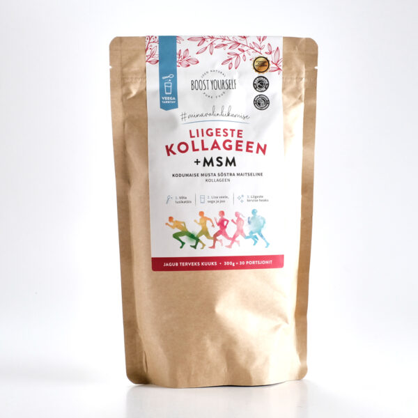 Kollageen liigestele+ MSM 300g (tavatoode) Boost Yourself